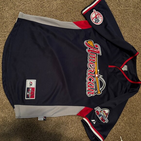 New York Yankees Retro All Star Jersey Game Jersey 2009 Size 50 Mark Teixeira - Picture 1 of 4